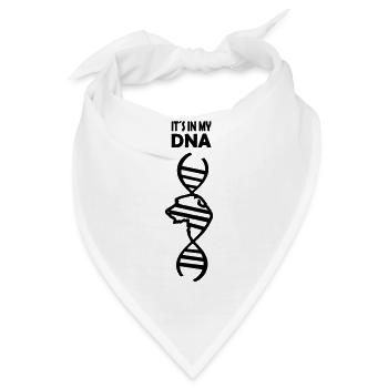 IRISH WOLFHOUND in my DNA - Bandana - Weiß - Vorne