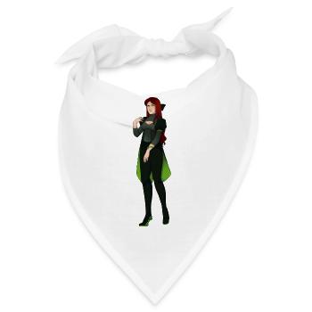 Zephia - Bandana - Weiß - Vorne