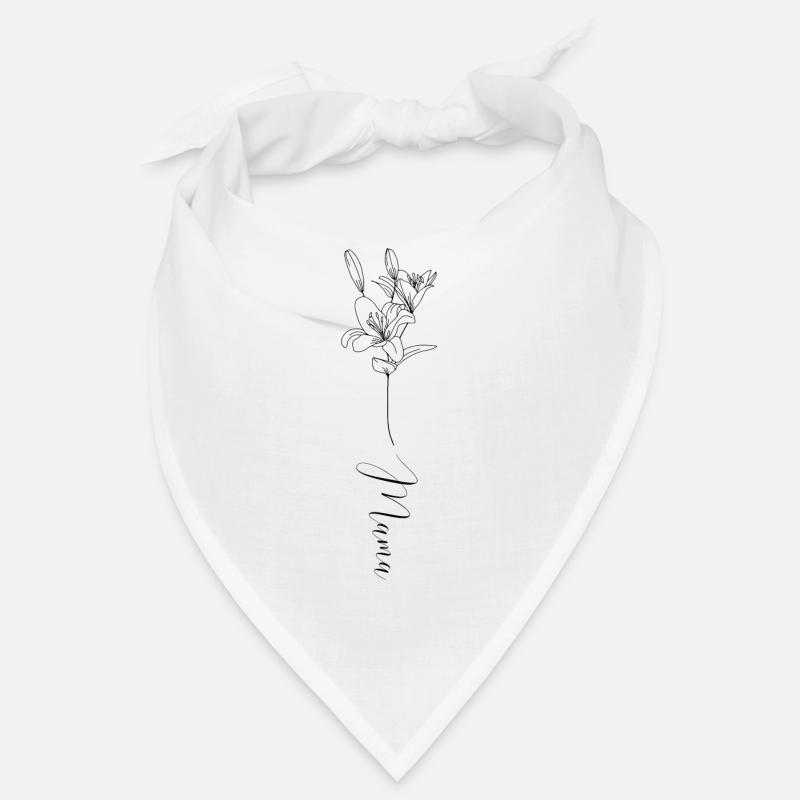 Jonquille de fleur de naissance - symbole de mars Bandana