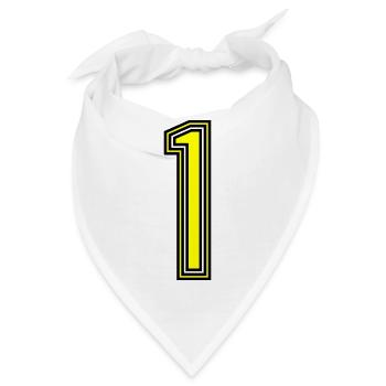 1 - Bandana - Weiß - Vorne