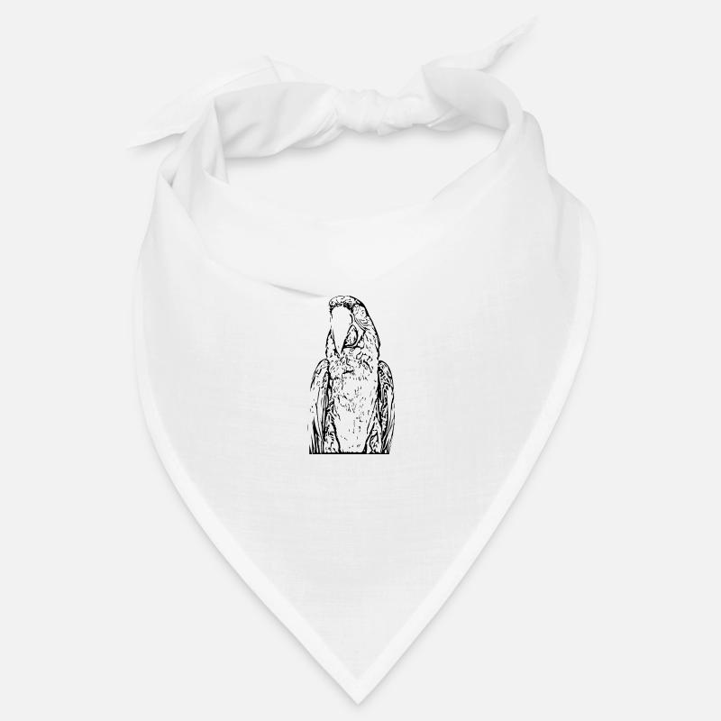 Oiseau perroquet noir Bandana