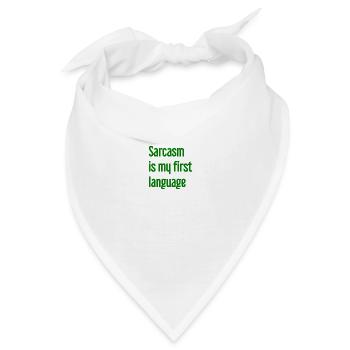 Sarkasmus-Profi - Bandana - Weiß - Vorne