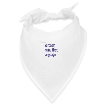 Sarkasmus-Profi - Bandana - Weiß - Vorne