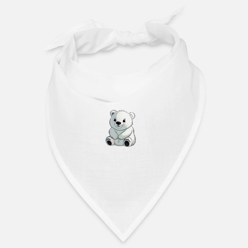 Comic Polar Bear Bandana
