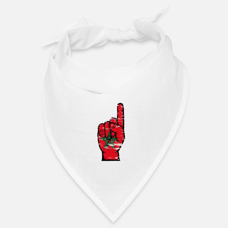 Drapeau marocain numéro 1 utilisé Bandana
