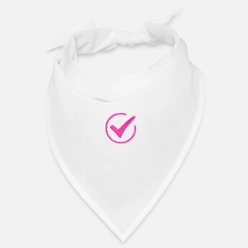 "Check Mark Tee" ✅ Bandana