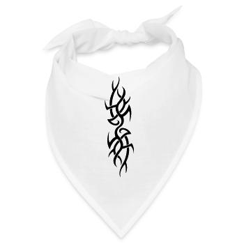 tribal - Bandana - Weiß - Vorne
