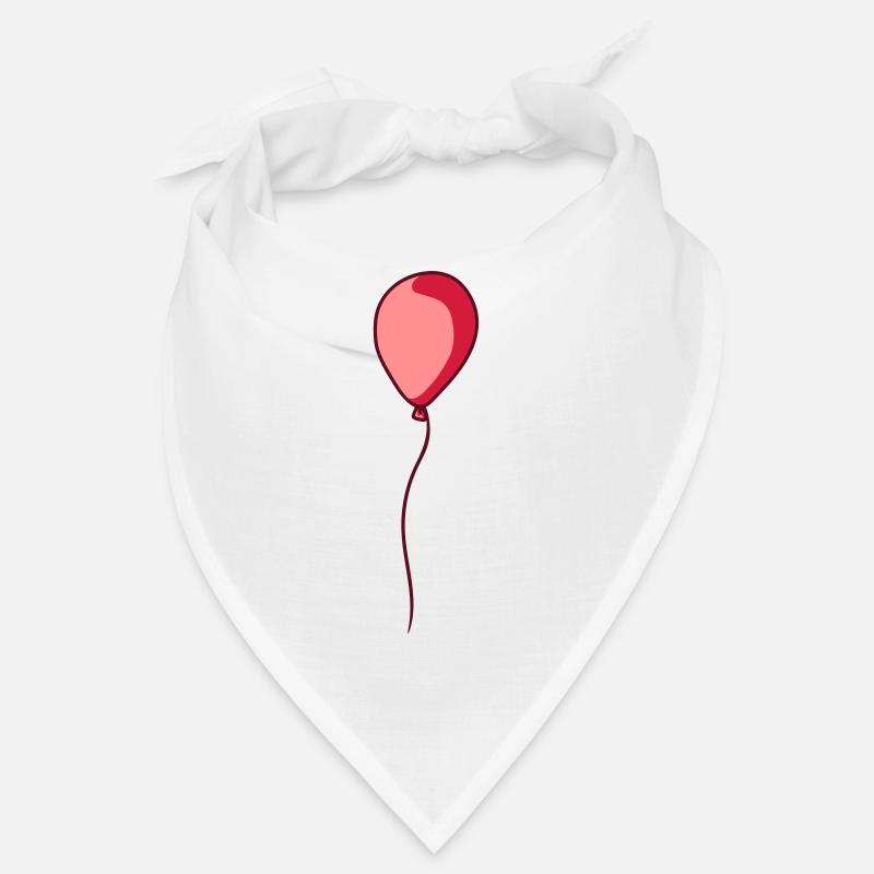 Glaenzender schwebender Luftballon Bandana