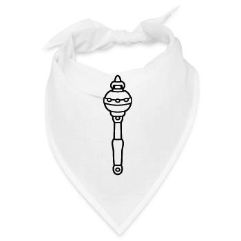Stab Cool Zepter - Bandana - Weiß - Vorne