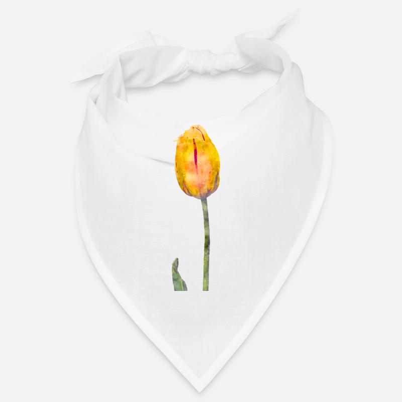Couleurs d’eau fleurs printemps printemps tulipe Bandana