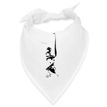 Kendoka TUSCHE - Bandana - Weiß - Vorne