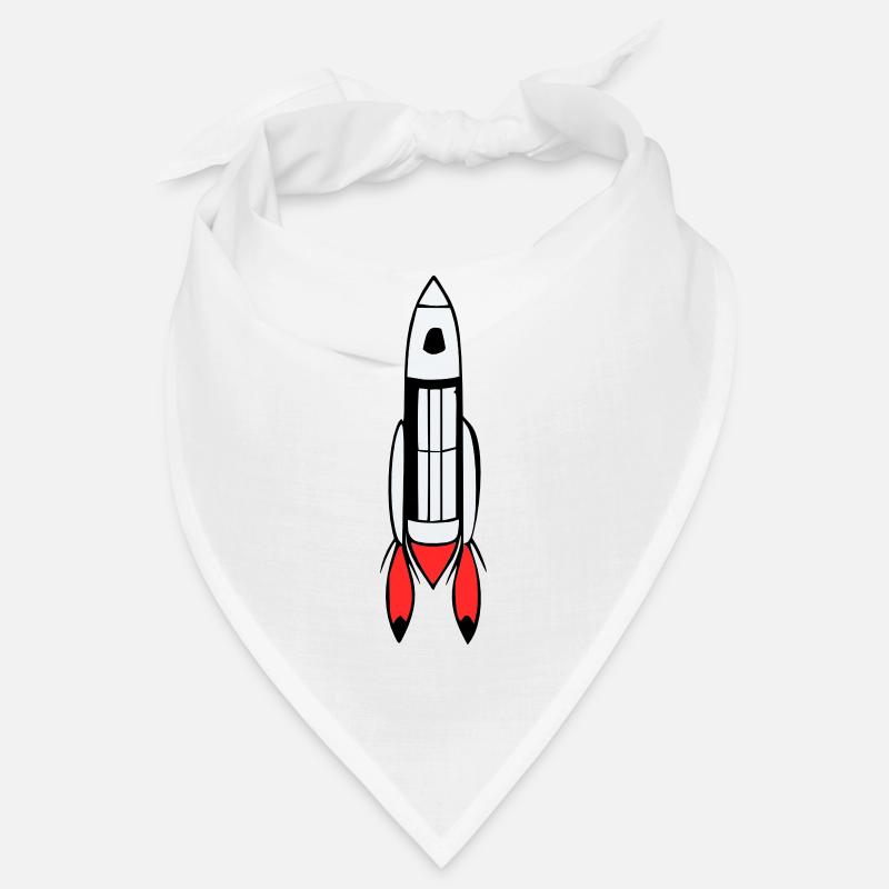 Vecteur de vol spatial spatial de fusée spatiale Bandana