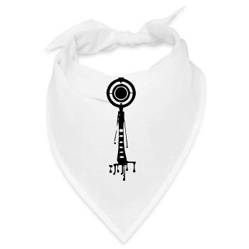 Unbekannte Antenne - Bandana - Weiß - Vorne