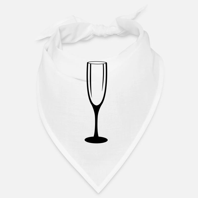 sekt glas Bandana