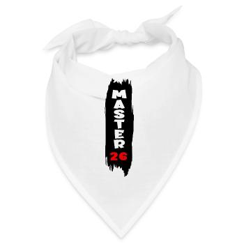 Master 2026 - Bandana - Weiß - Vorne