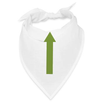 pfeil- - Bandana - Weiß - Vorne