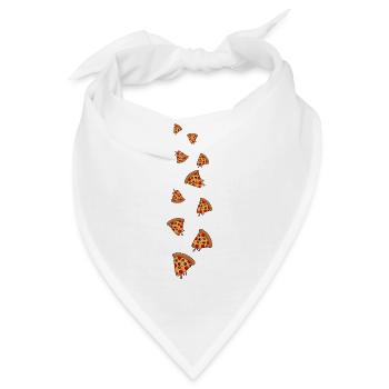 Pizza Comic - Bandana - Weiß - Vorne
