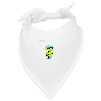 Soziale Arbeit - Bandana - Weiß - Vorne