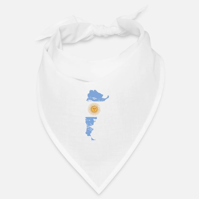Argentina map flag used Bandana