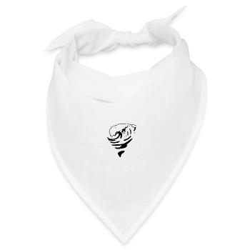 Wellen Meer Ozean Pazifik Atlantik Surfen - Bandana - Weiß - Vorne