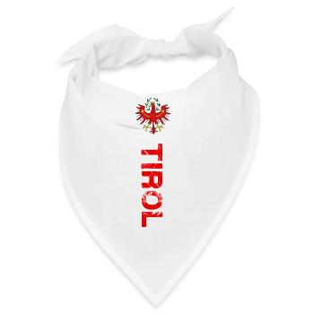 Tirol - Bandana - Weiß - Vorne