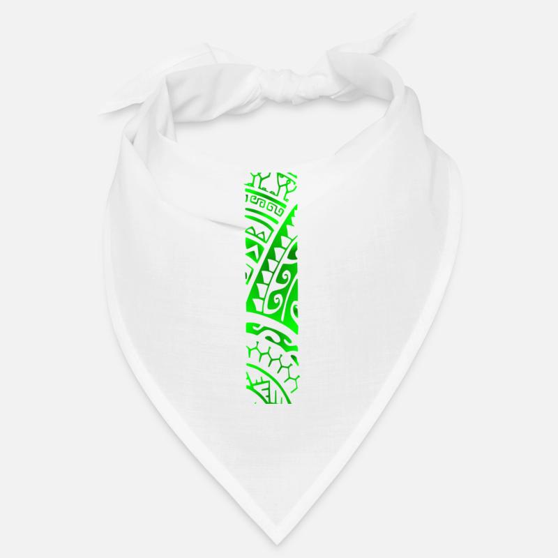 REVA (Vert) - Bandana - blanc