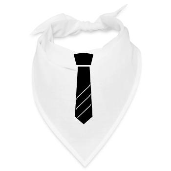 Binden - Bandana - Weiß - Vorne