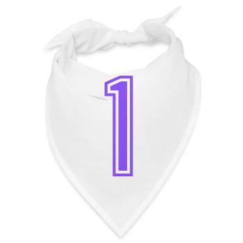 1 - Bandana - Weiß - Vorne
