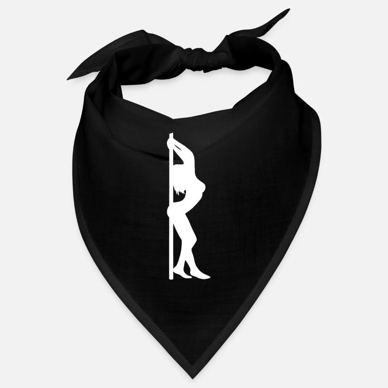 Pole Dance Silhouette Danseuse Bar Dancing Femme Bandana