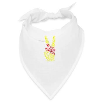 badner peace - Bandana - Weiß - Vorne