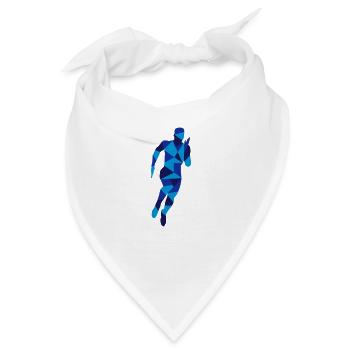 Laufen, Läufer - Bandana - Weiß - Vorne
