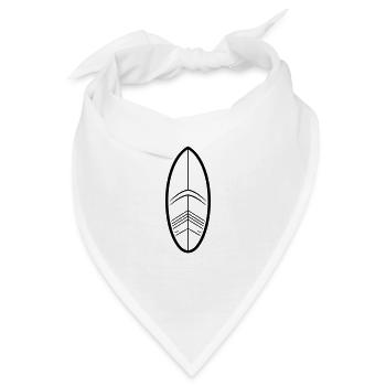 Surfen - Bandana - Weiß - Vorne