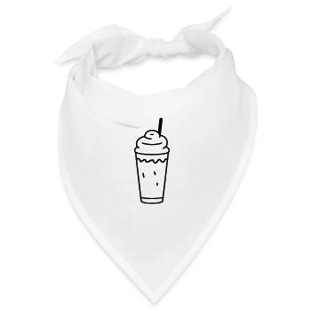 Milchshake - Bandana - Weiß - Vorne