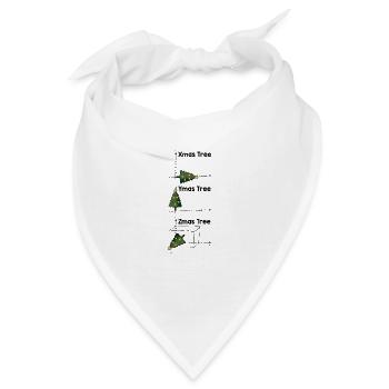 Mathematiker Weihnachtsgeschenke - Bandana - Weiß - Vorne