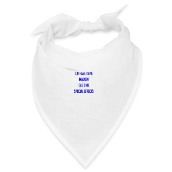 Keine Macken, nur Special Effects! - Bandana - Weiß - Vorne