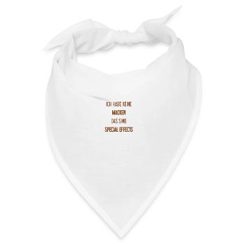 Keine Macken, nur Special Effects! - Bandana - Weiß - Vorne