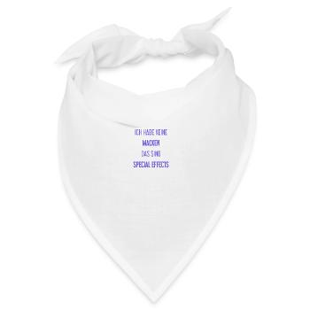 Keine Macken, nur Special Effects! - Bandana - Weiß - Vorne