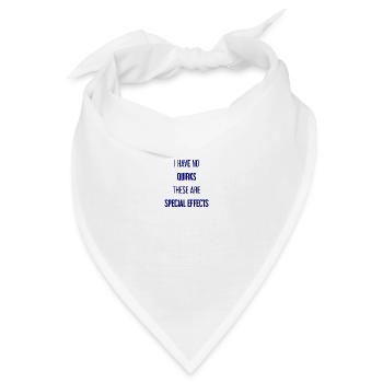 Keine Macken, nur Special Effects! - Bandana - Weiß - Vorne