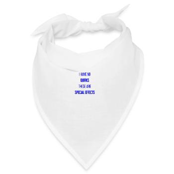 Keine Macken, nur Special Effects! - Bandana - Weiß - Vorne