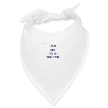 Keine Macken, nur Special Effects! - Bandana - Weiß - Vorne