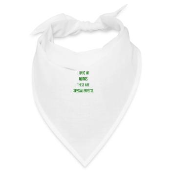 Keine Macken, nur Special Effects! - Bandana - Weiß - Vorne