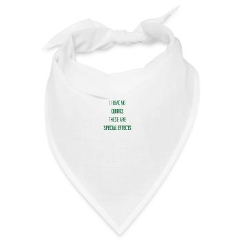 Keine Macken, nur Special Effects! - Bandana - Weiß - Vorne