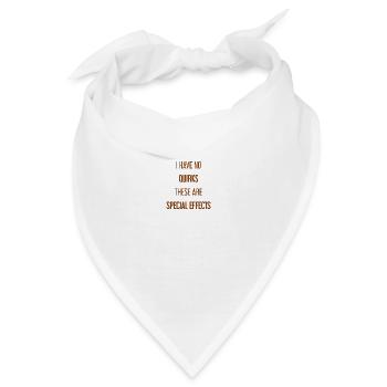 Keine Macken, nur Special Effects! - Bandana - Weiß - Vorne