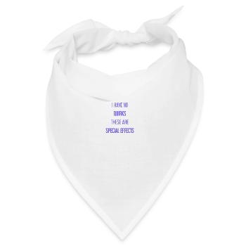 Keine Macken, nur Special Effects! - Bandana - Weiß - Vorne