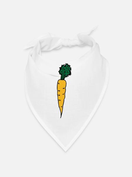 carrot - Bandana - Weiß - Vorne