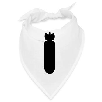 bombe - Bandana - Weiß - Vorne
