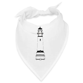 Leuchtturm 1 - Bandana - Weiß - Vorne