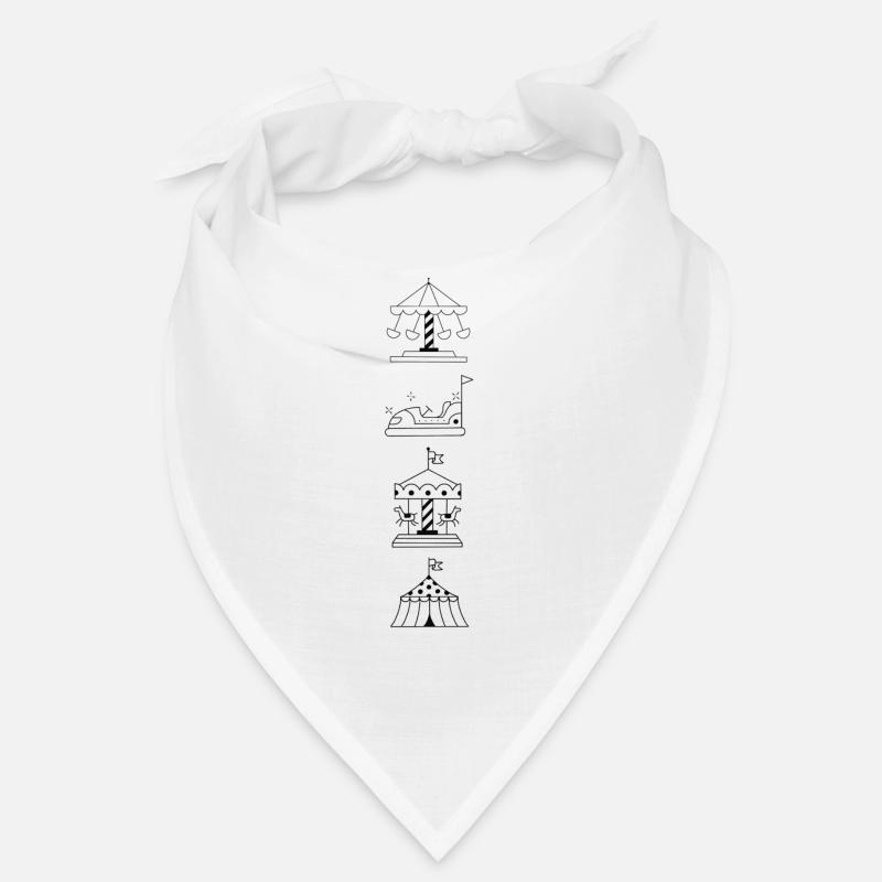 Retro Line Carousel Bandana
