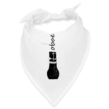 oboe - Bandana - Weiß - Vorne