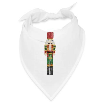 Nussknacker Watercolor - Bandana - Weiß - Vorne